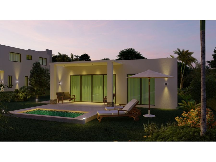 proyecto de villas con lindo diseno arquitectonico en punta cana