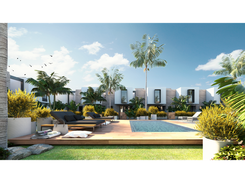 bellos townhouses en downtown punta cana