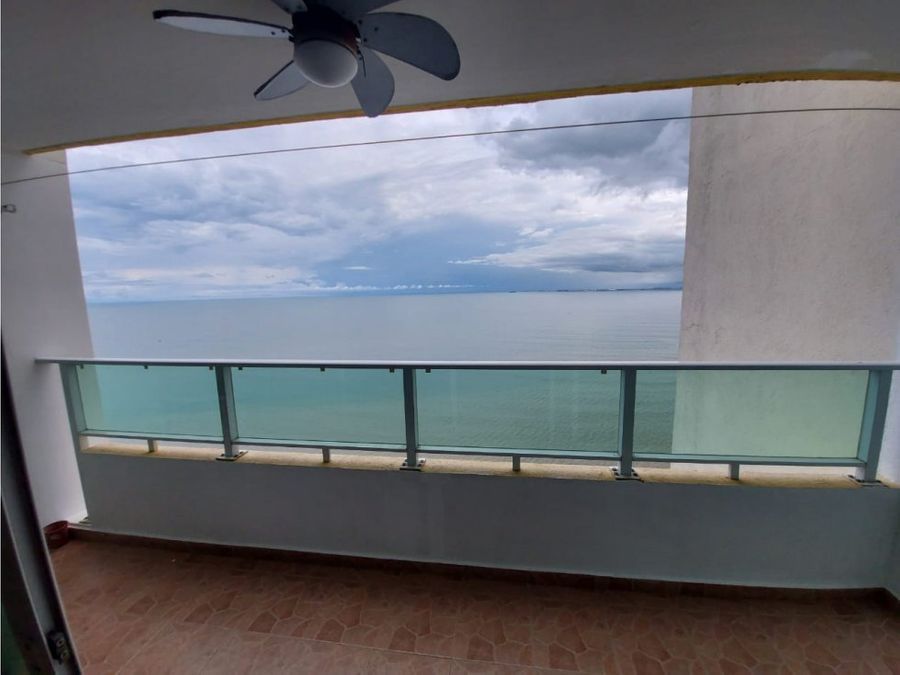 se vende apartamento con vista al oceano en terramar