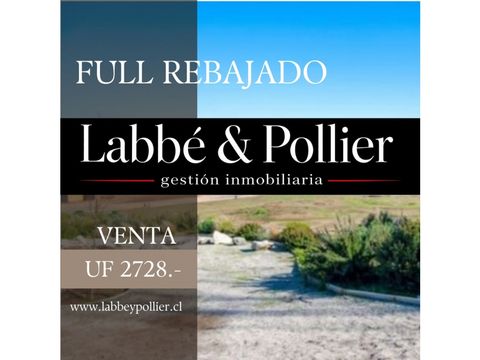 sitio rebajado en las brisas de maitencillo