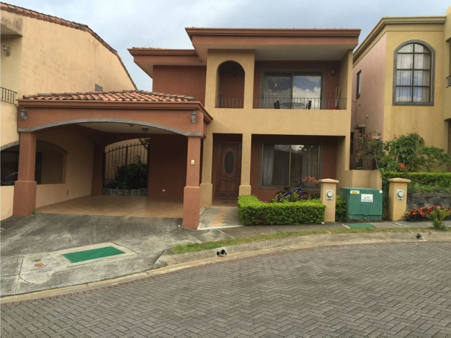 heredia townhome in special gated community