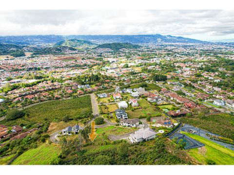 lote con increible vista en colinas de montealegre