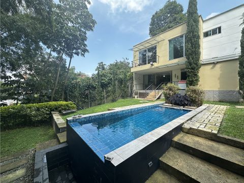 venta casa envigado sector la intermedia con piscina