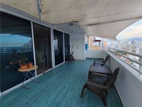 espectacular apartamento amoblado en san francisco con vista al mar