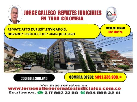 remateapto duplexenvigado el doradoedificio elite