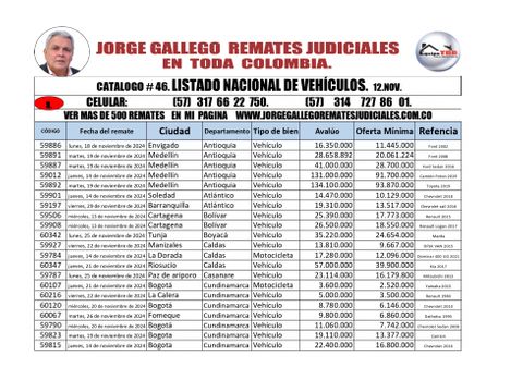 catalogo 46 listado nacional de vehiculos 12noviembre2024