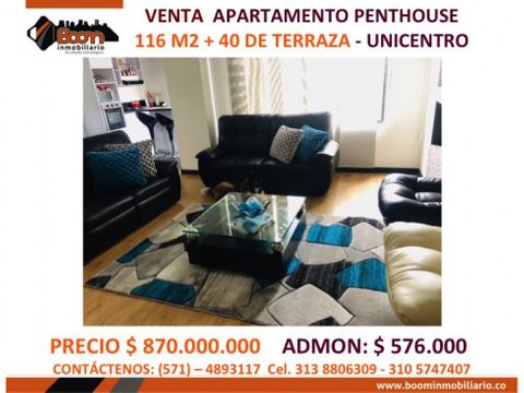 venta apto ph duplex 116 40 m2 unicentro