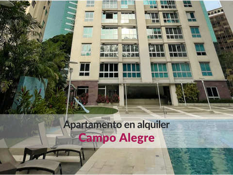 apartamento en alquiler en campo alegre con bella vista y pozo de agua