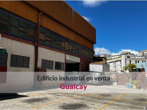 edificio industrial con planta electrica en venta en guaicay