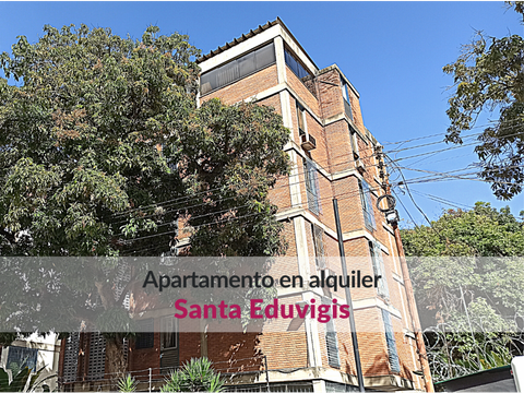 amplio apartamento en alquiler bien ubicado en santa eduvigis