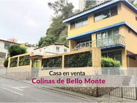 casa en venta con jardin en colinas de bello monte