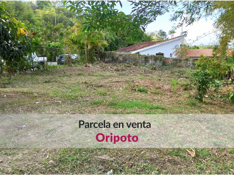 parcela en venta en la mejor calle cerrada de oripoto