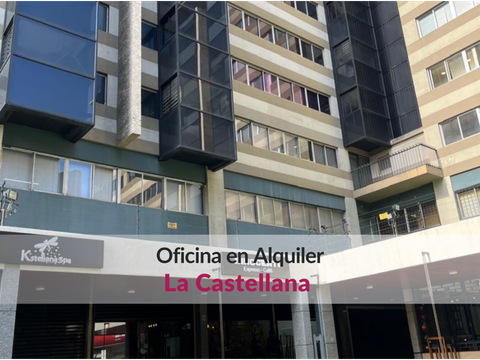 oficina amoblada y remodelada en alquiler en torre iasa la castellana