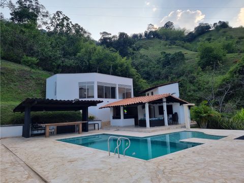 vendo casa finca campestre amaga antioquia 10000 m2 ch