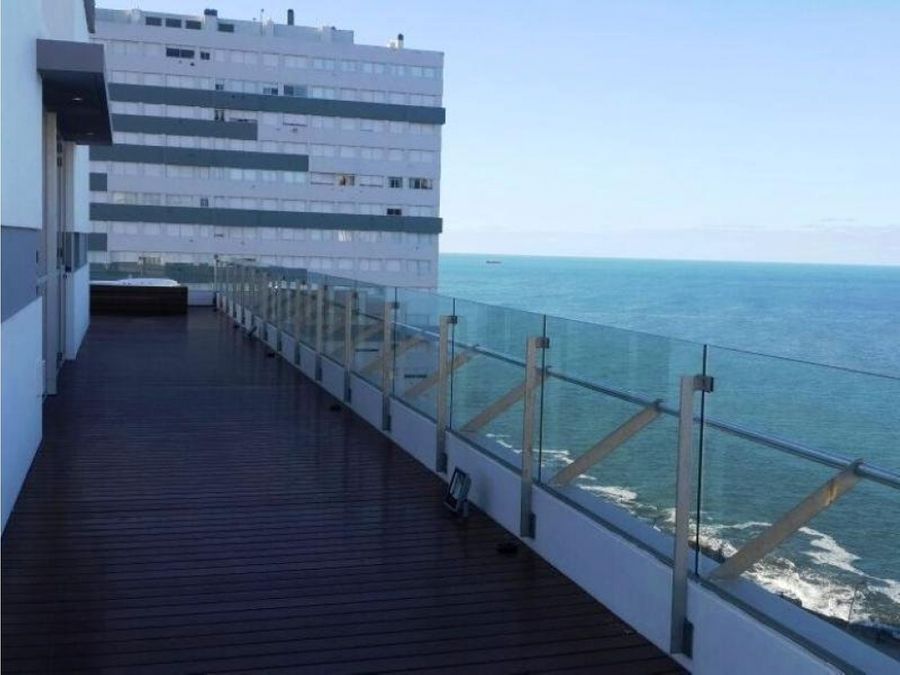 departamento 2 ambientes con cochera moderno con vista plena al mar zona cabo corrientes