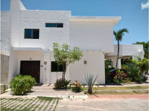 casa en residencial cumbres cancun 4 recamaras