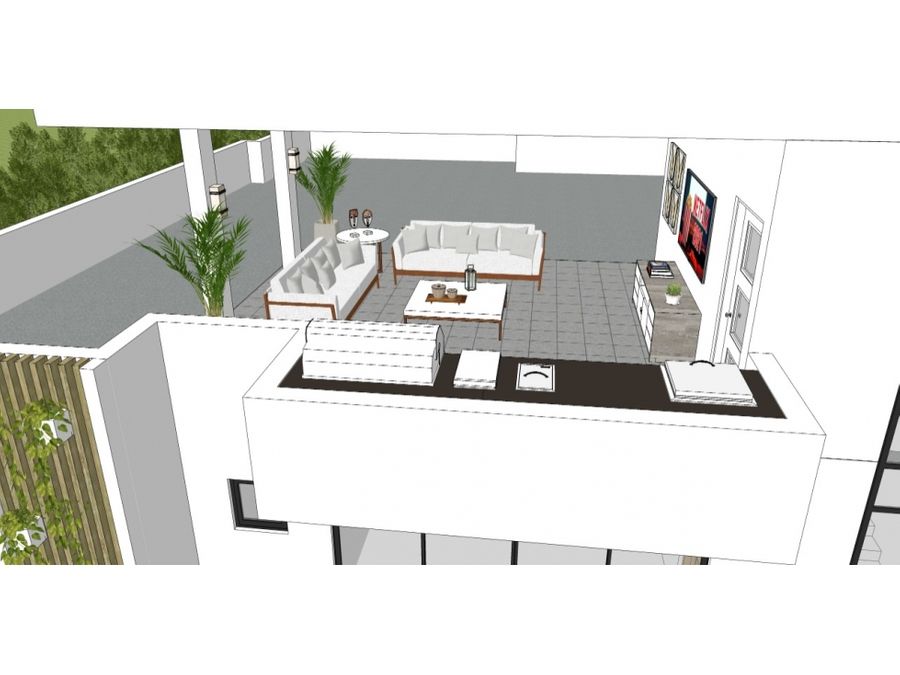 apartamento en segundo nivel con terraza y derecho azotea completa