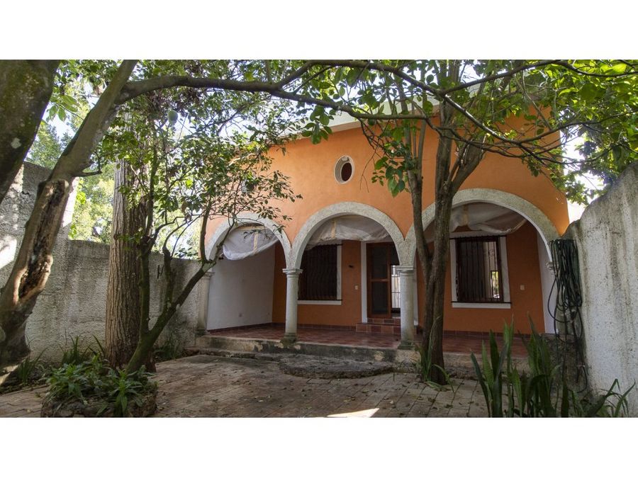 espectacular casa en venta frente a cenote zaci