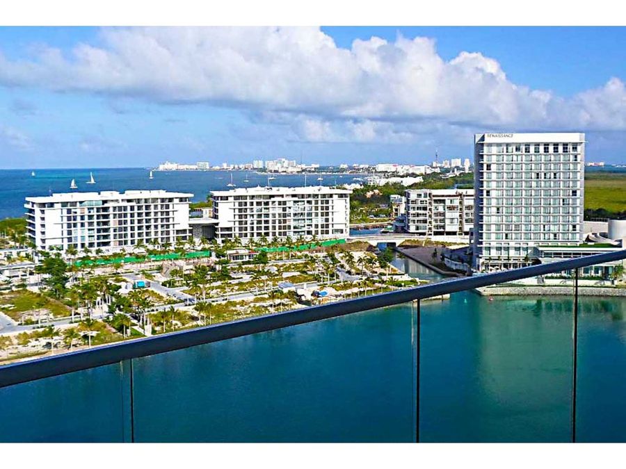 venta lujoso departamento en puerto cancun