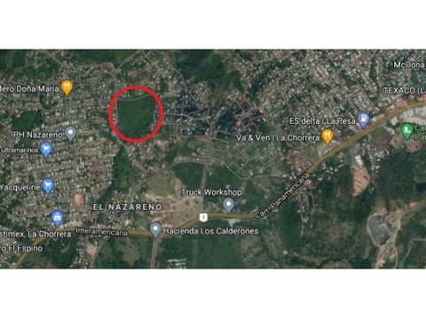 se vende terreno en chorrera nazareno lt