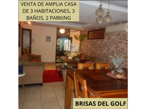 venta de amplia casa en brisas del golf