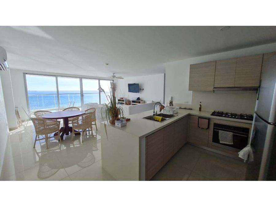 venta apartamento en primera linea de playa en bello horizonte
