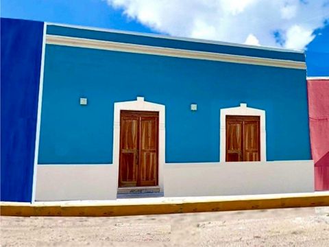 casa azul en santa ana centro merida yucatan