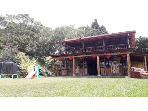 se vende propiedad con cabana concepcion san rafael heredia