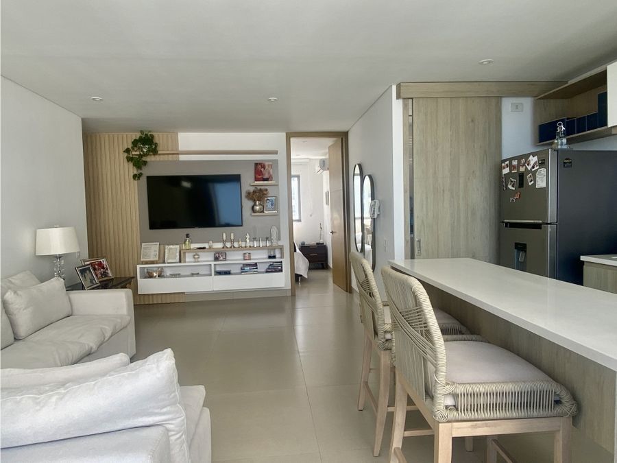venta de apartamento de 1 habitacion en playa salguero santa marta