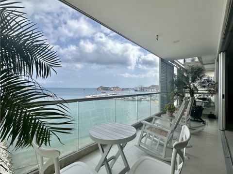 venta apartamento frente al mar en bellavista santa marta