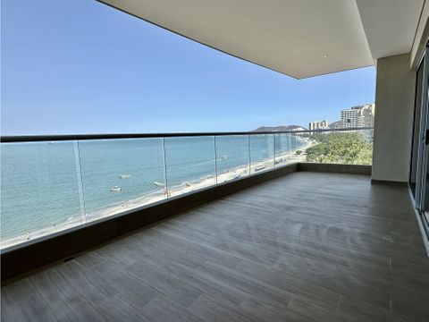 se vende apartamento frente al mar en bello horizonte santa marta