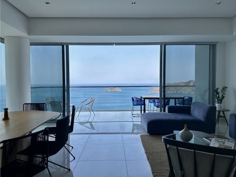 venta apartamento penthouse con vista al mar en santa marta