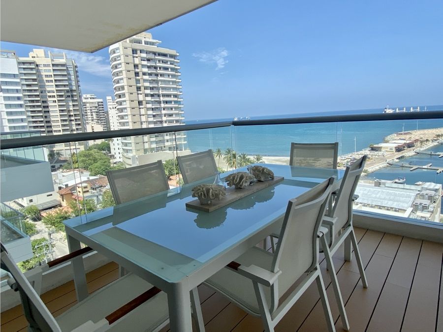 venta de apartamento con vista al mar en bellavista santa marta