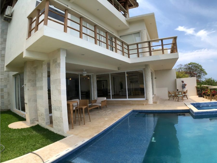 real diamante acapulco casa con espectacular vista venta