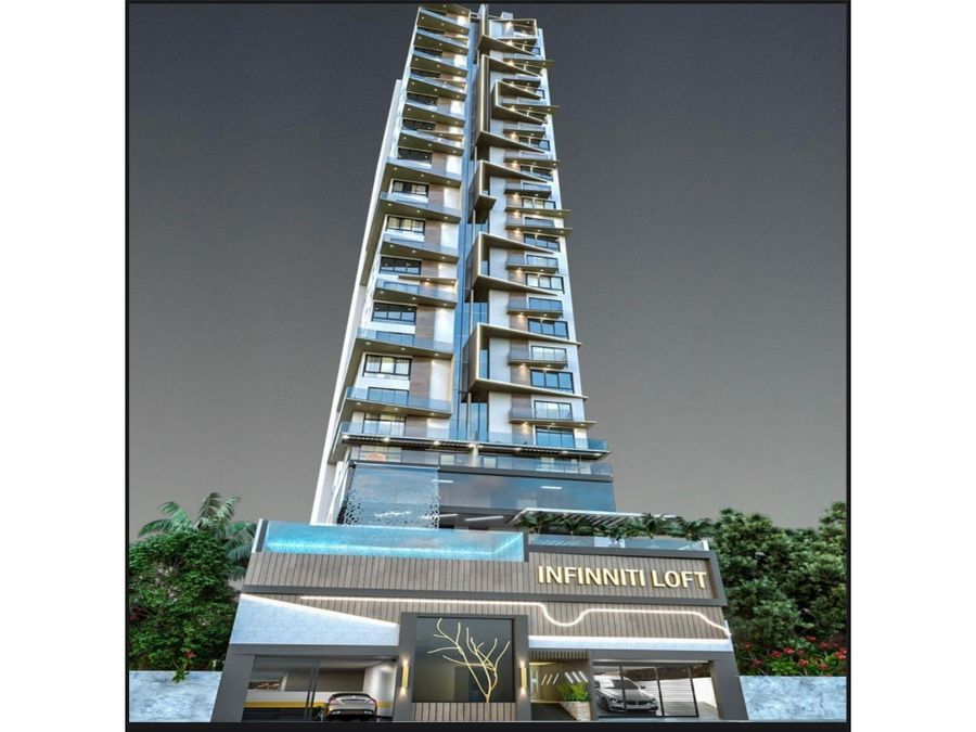 torre de apartamentos modernos estilo penthouse