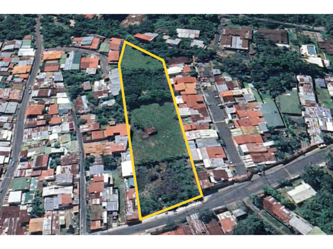 se vende lote en escazu para desarrollo condominio