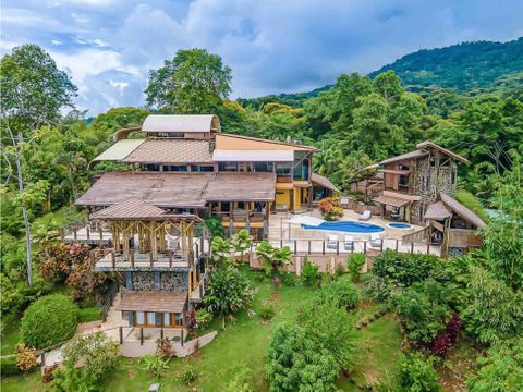 villa de lujo con vista al mar dominical osa