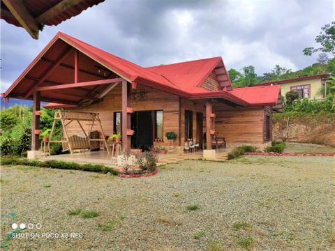 casa en venta tipo cabana afueras san isidro del general perez zeledon