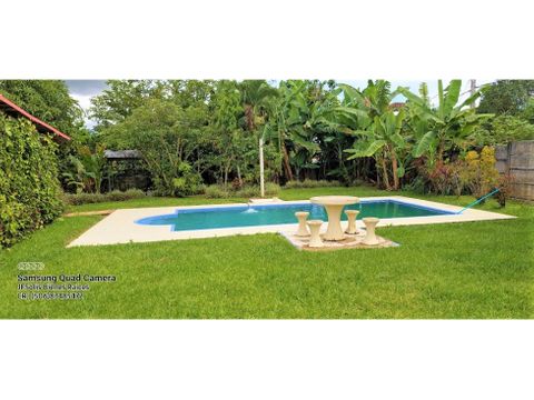 casa en venta con piscina tipo quinta las brisas perez zeledon