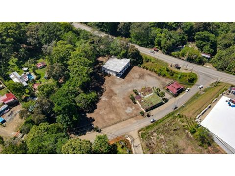 terreno y edificio comercial entrada a ojochal osa