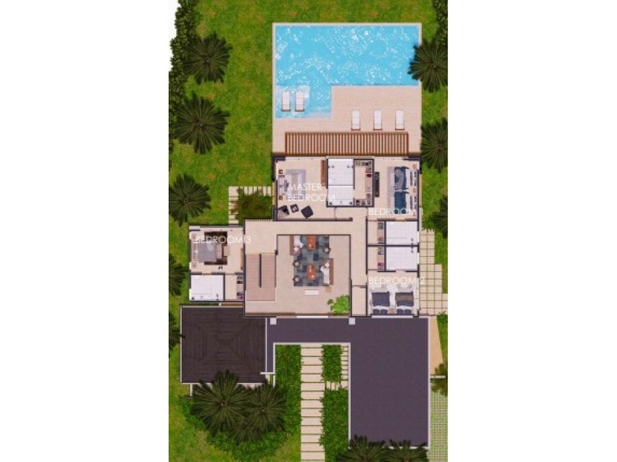villa de 5 hab en construccion con piscina puntacana resort club