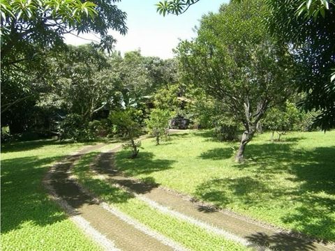 venta de quinta con terreno de 4300 m2 turrucares alajuela