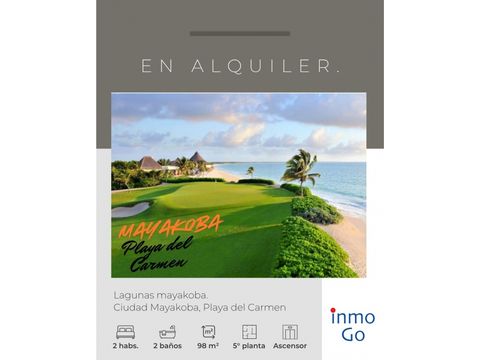 departamento en renta playa del carmen mayakoba 23000 amueblado