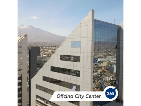 oficina con espectacular vista en city center