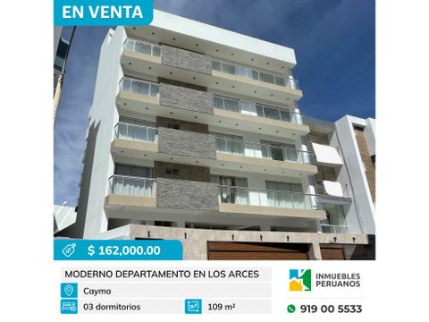 en venta moderno departamento en los arces