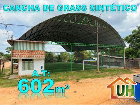 00534 venta cancha de grass sintetico manantay at 602 m2