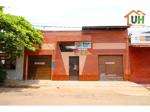 00309 venta casa pucallpa seminoble almacen ac 612m2