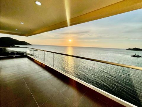 venta de apartamento con vista al mar en santa marta