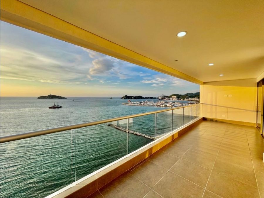 venta de apartamento con vista al mar en santa marta