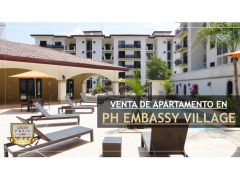 venta de exclusivo y amplio apartamento ph embassy village